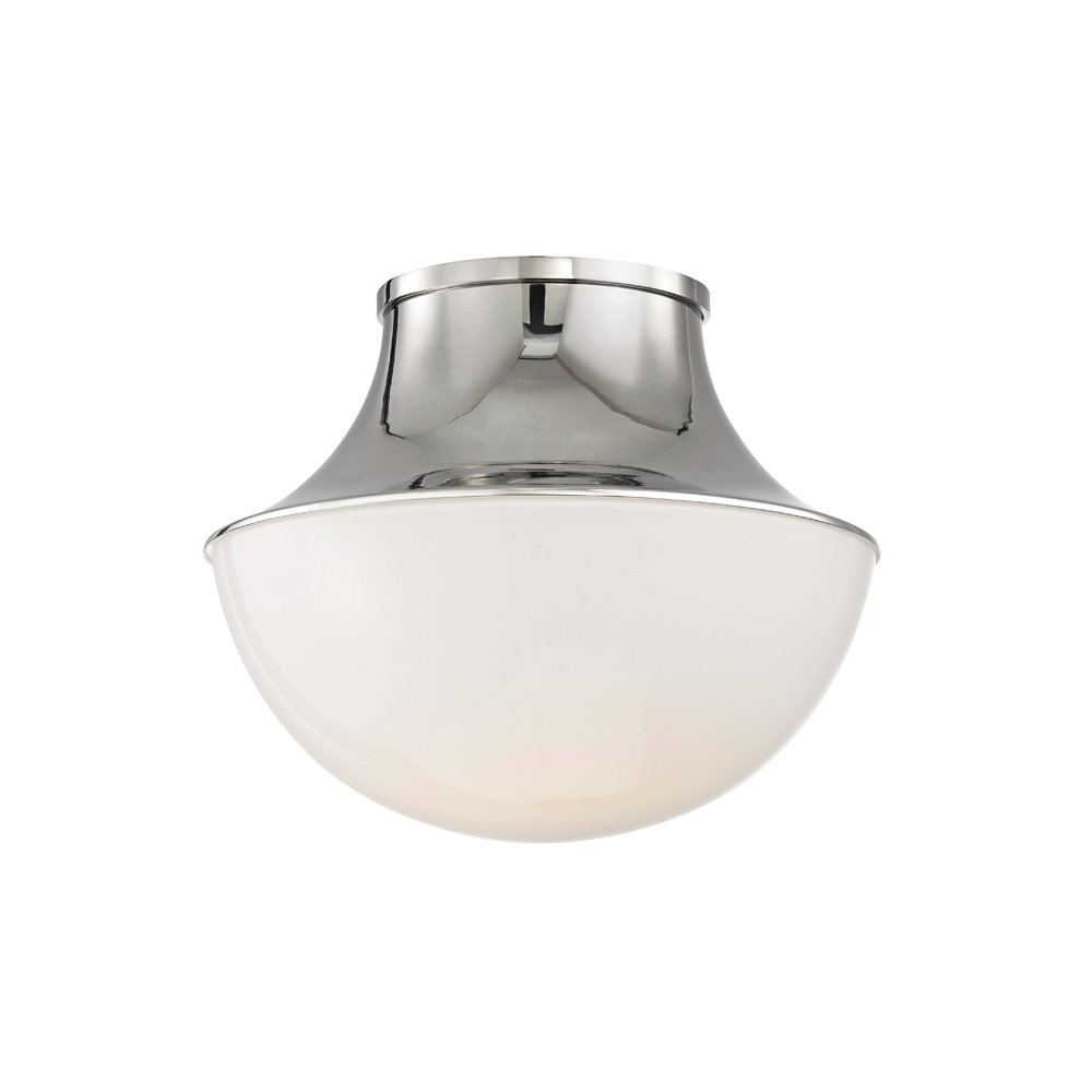 Lettie Flush Mount, Polished Nickel. Picture 1