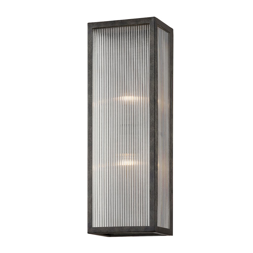 Tisoni Exterior Wall Sconce, French Iron. Picture 1