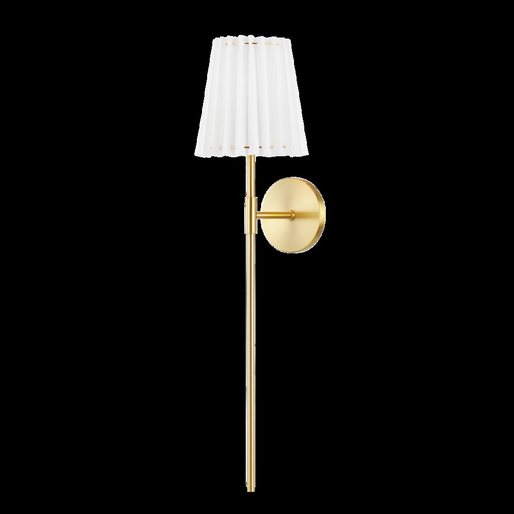 Demi Wall Sconce, Aged Brass. Picture 1