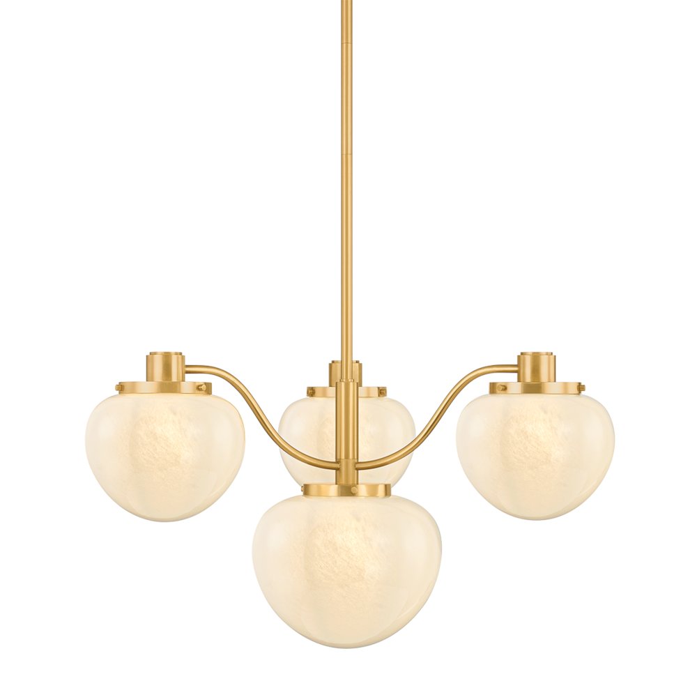 Kristen Chandelier, Aged Brass. Picture 1