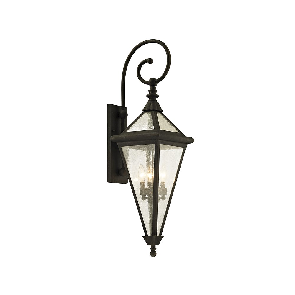 Geneva Exterior Wall Sconce, Vintage Bronze. Picture 1