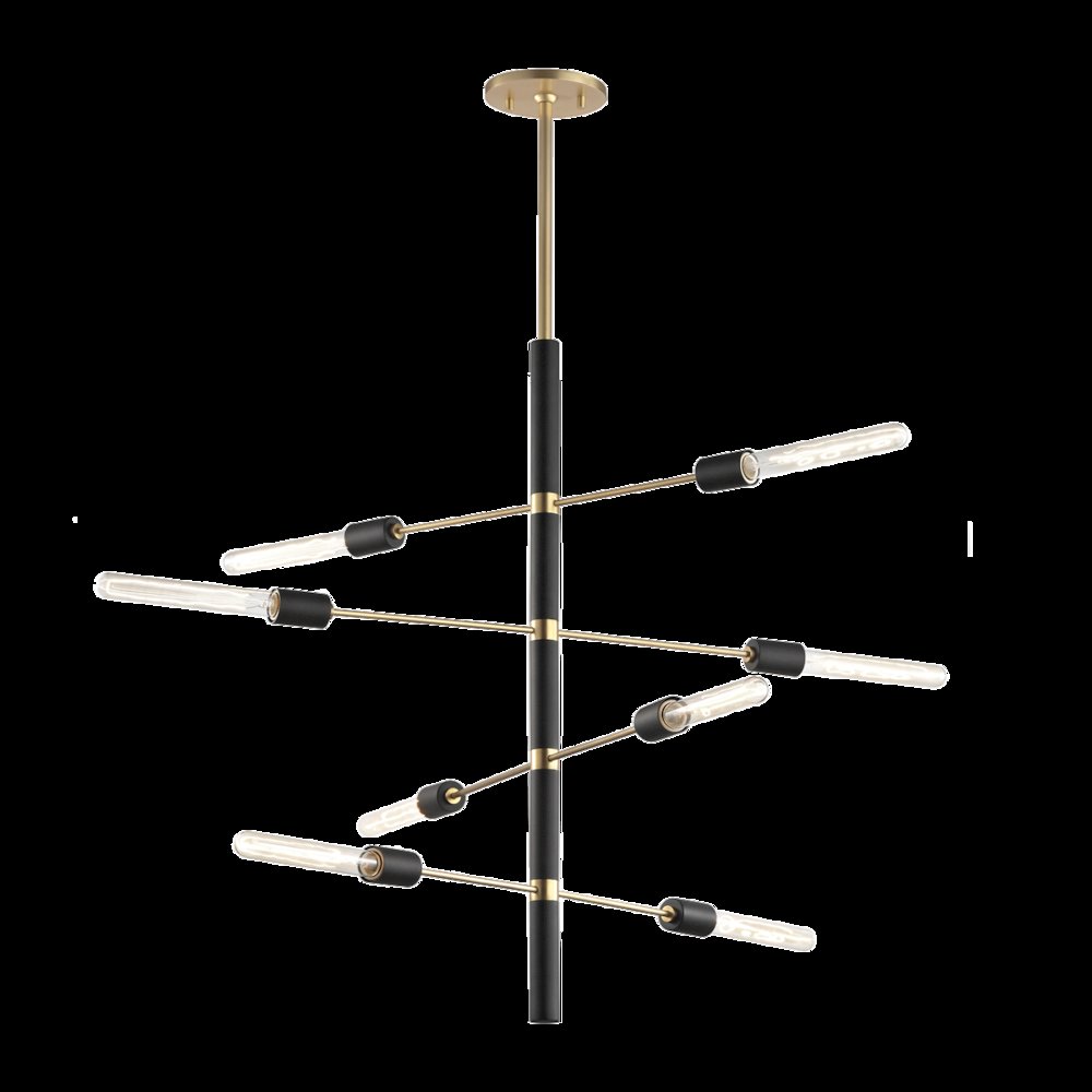 Astrid Chandelier, Aged Brass. Picture 1