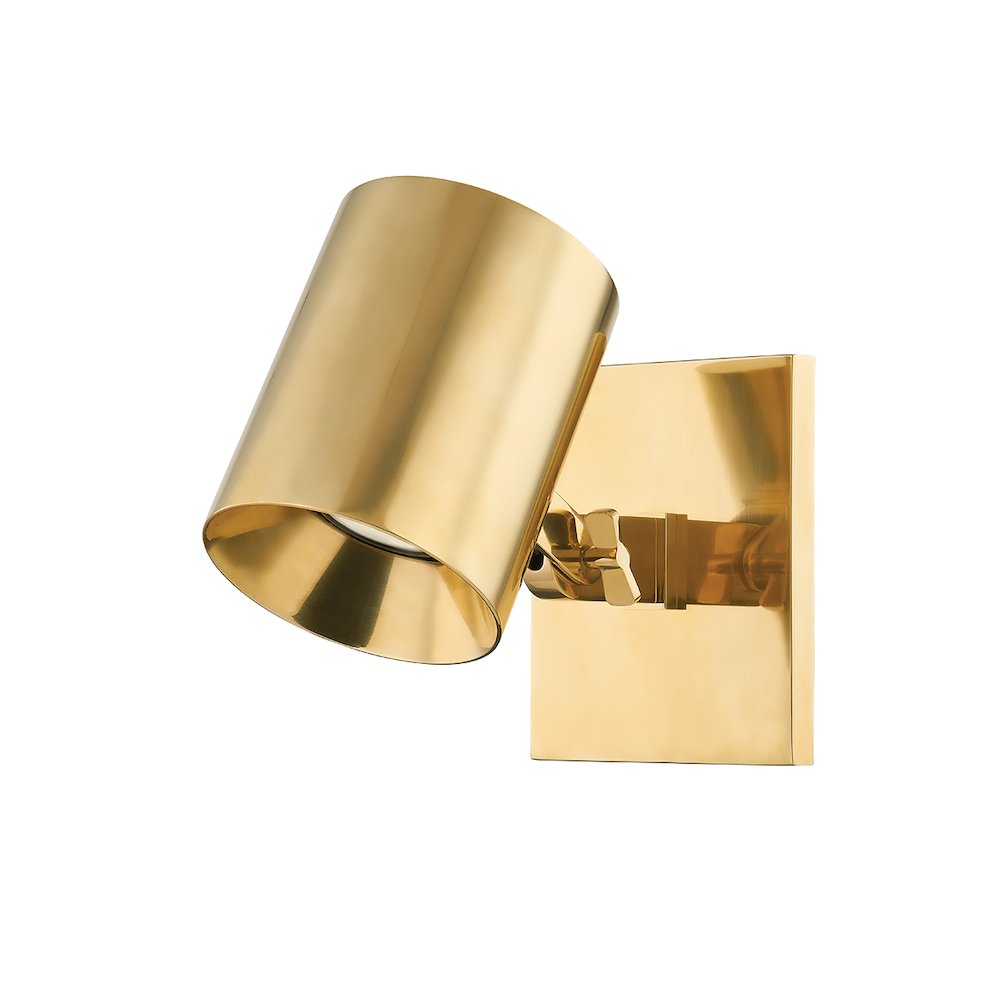 Highgrove Wall Sconce, Aged Brass. Picture 1