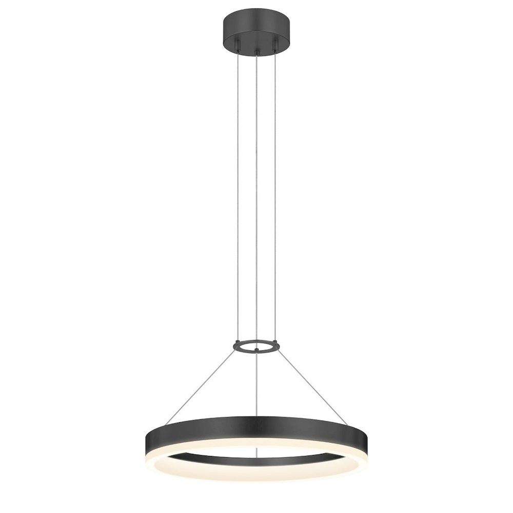 Corona Pendant, Satin Black. Picture 1