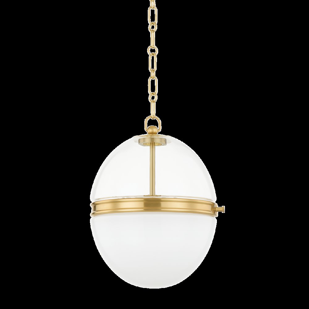 Donnell Pendant, Aged Brass. Picture 1