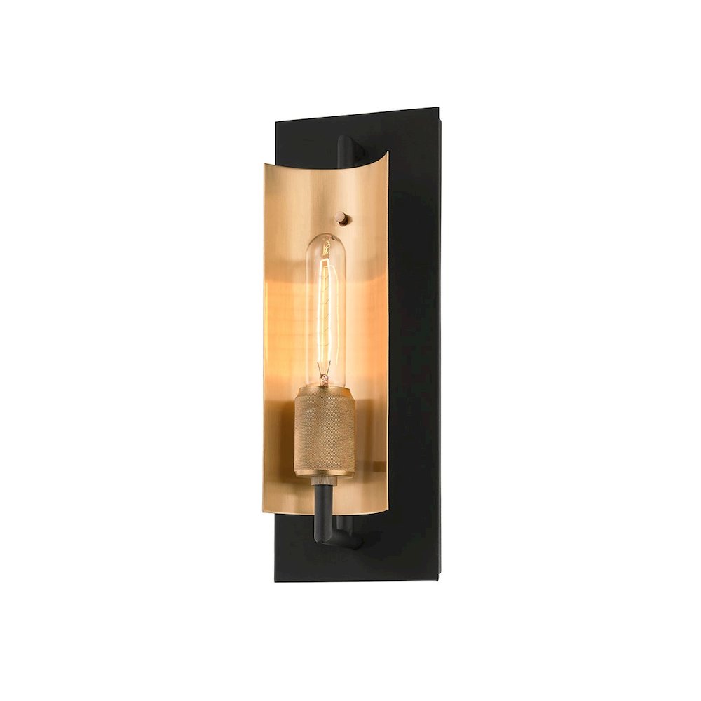 Emerson Wall Sconce, Soft Black. Picture 1
