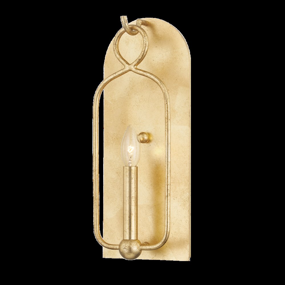 Mallory Wall Sconce, Gold Leaf. Picture 1