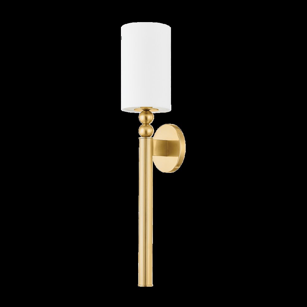 Lakeport Wall Sconce, Aged Brass. Picture 1
