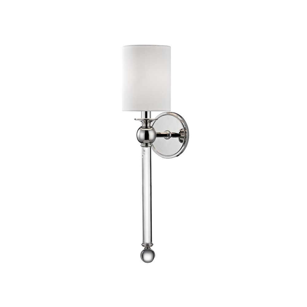 Gordon Wall Sconce, Polished Nickel. Picture 1
