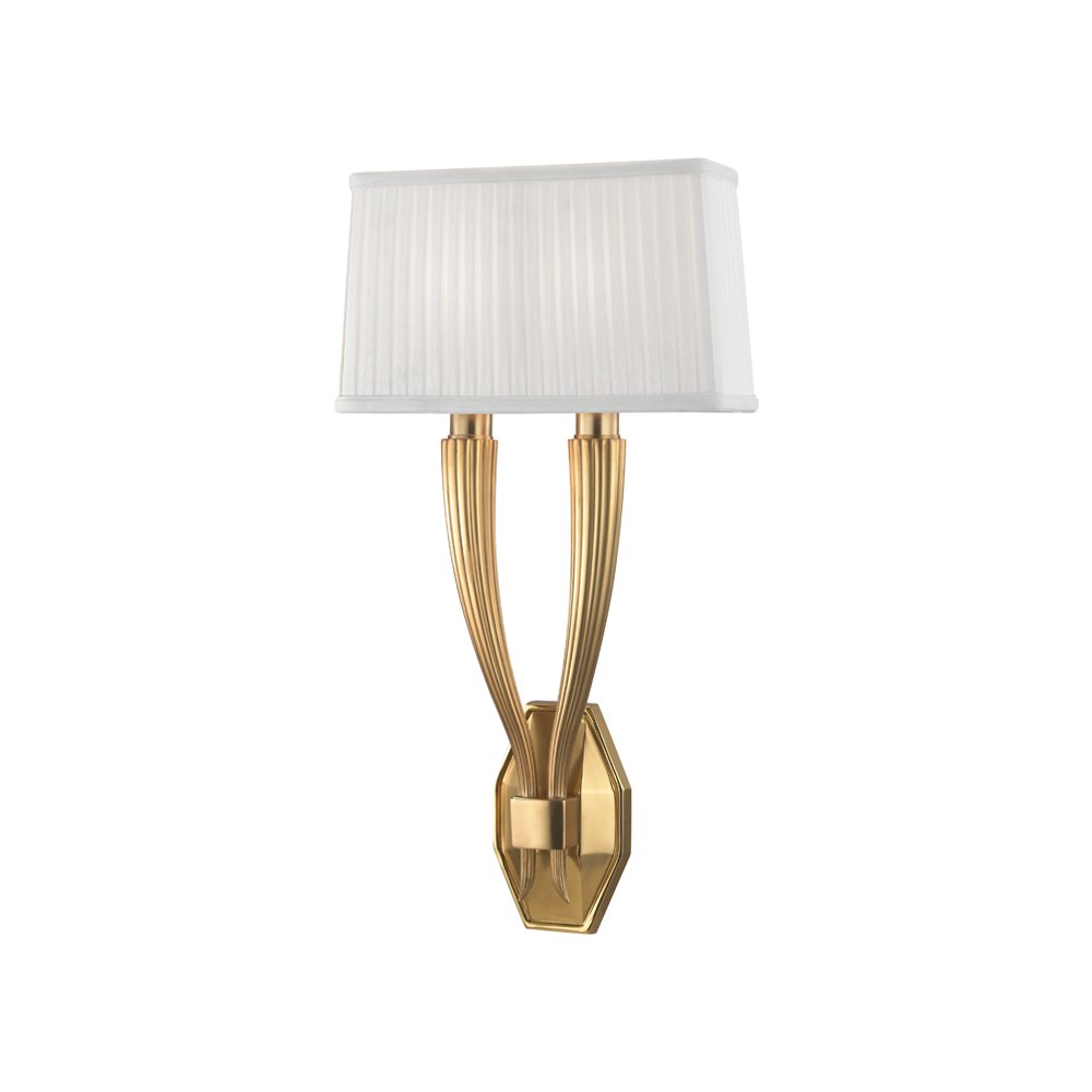 Erie Wall Sconce, Aged Brass. Picture 1