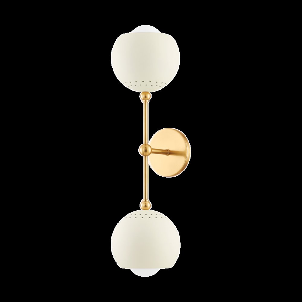 Saylor Wall Sconce, Aged Brass. Picture 1