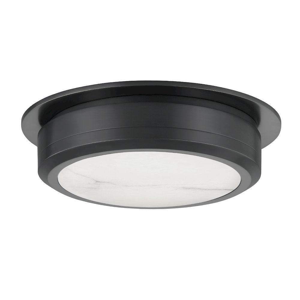 Greenport Flush Mount, Old Bronze. Picture 1