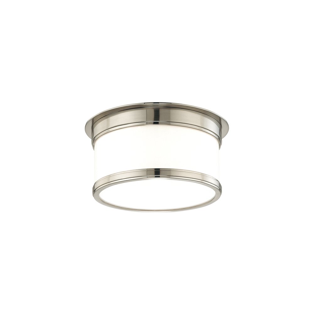 Geneva Flush Mount, Satin Nickel. Picture 1