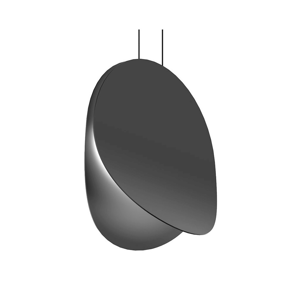 Malibu Discs Pendant, Satin Black. Picture 1