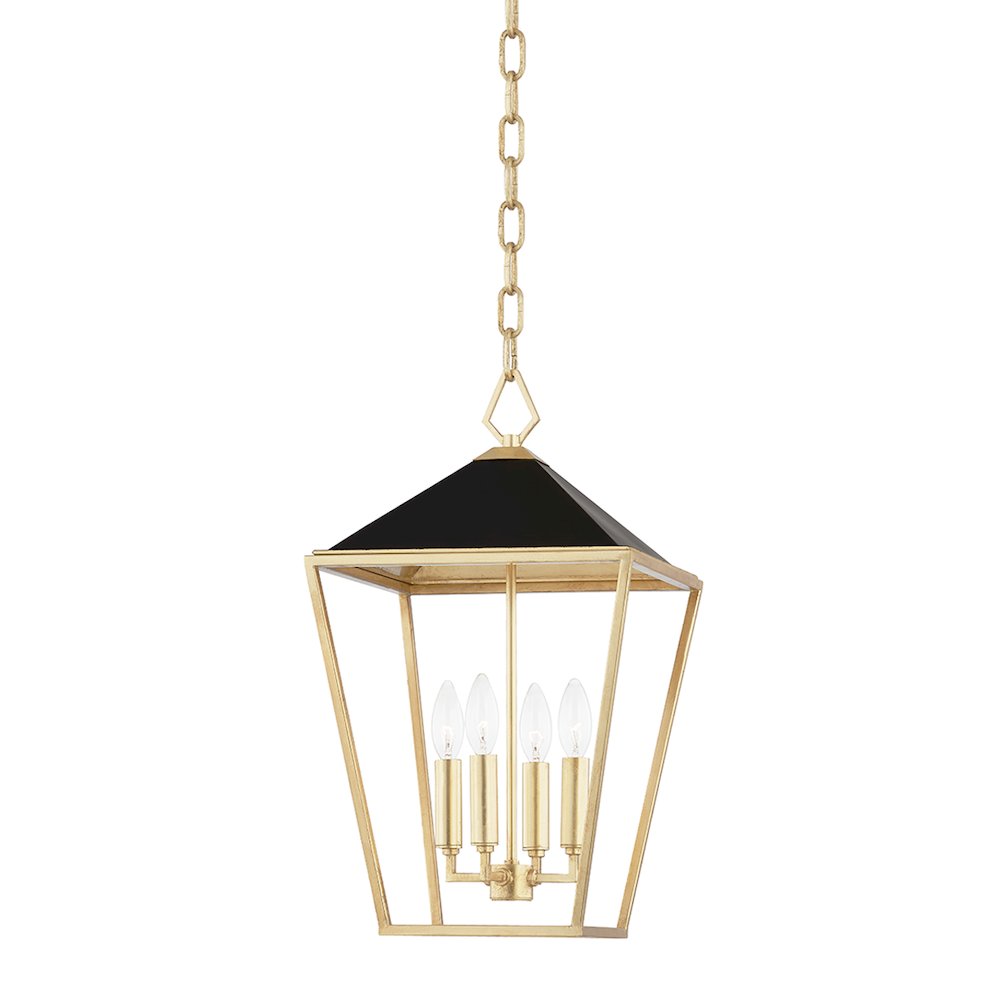 Paxton Pendant, Gold Leaf. Picture 1