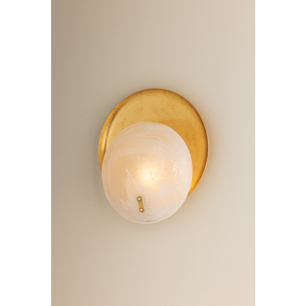 Shanette Wall Sconce, Vintage Gold Leaf. Picture 2