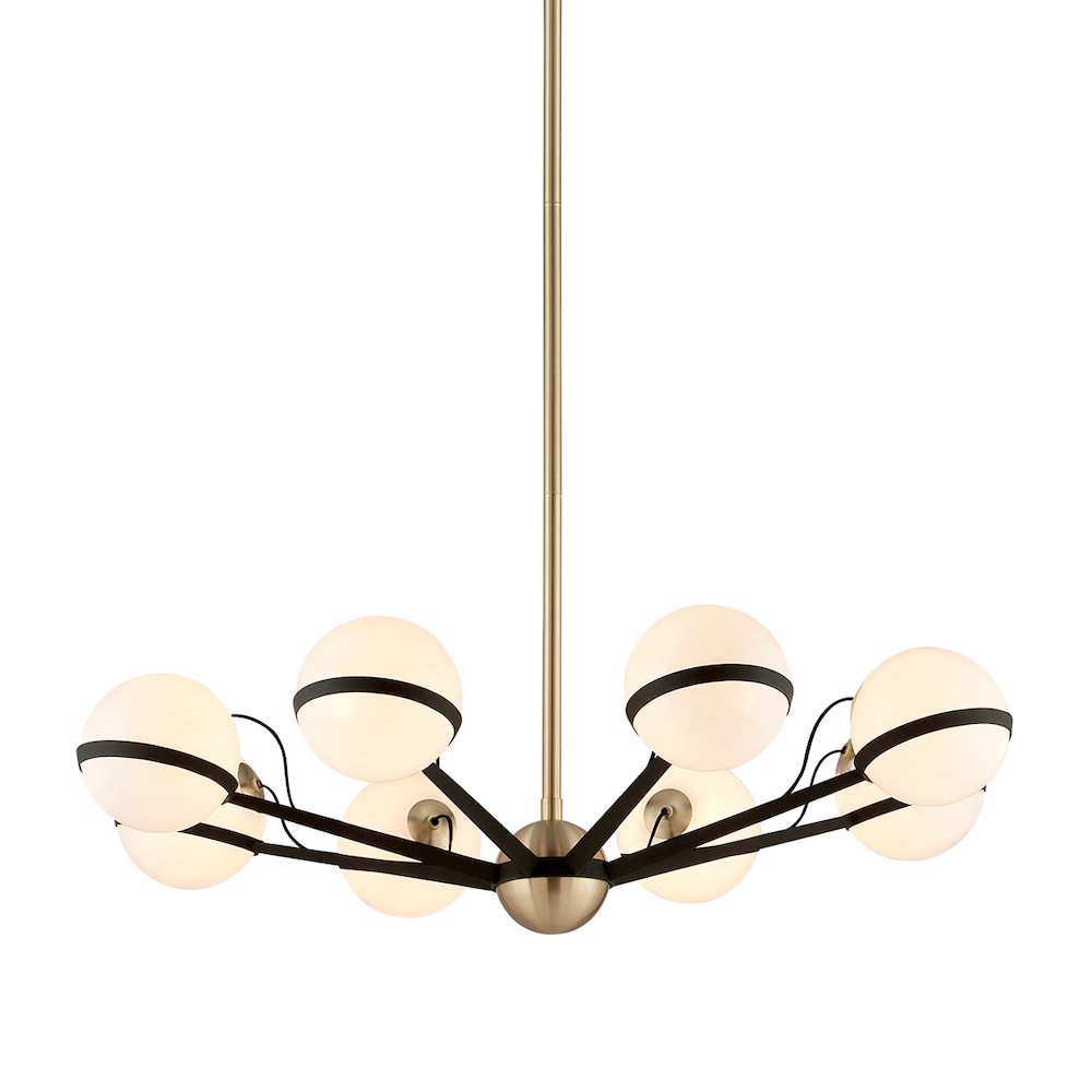 Ace Chandelier, Textured Bronze. Picture 1