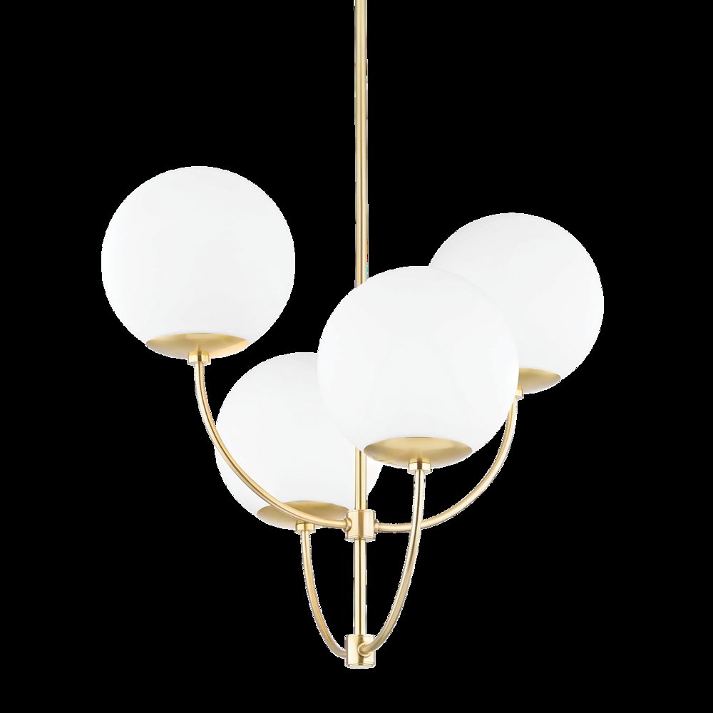 Carrie Chandelier, Aged Brass. Picture 1