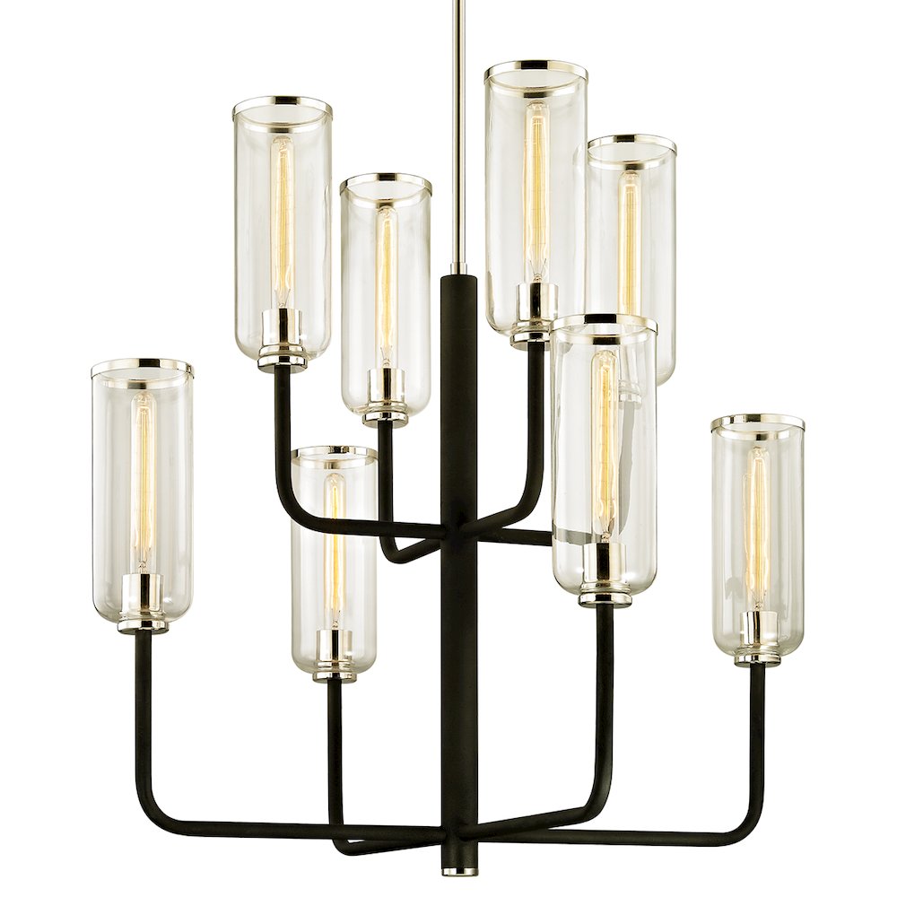 Aeon Chandelier, Texture Black. Picture 1