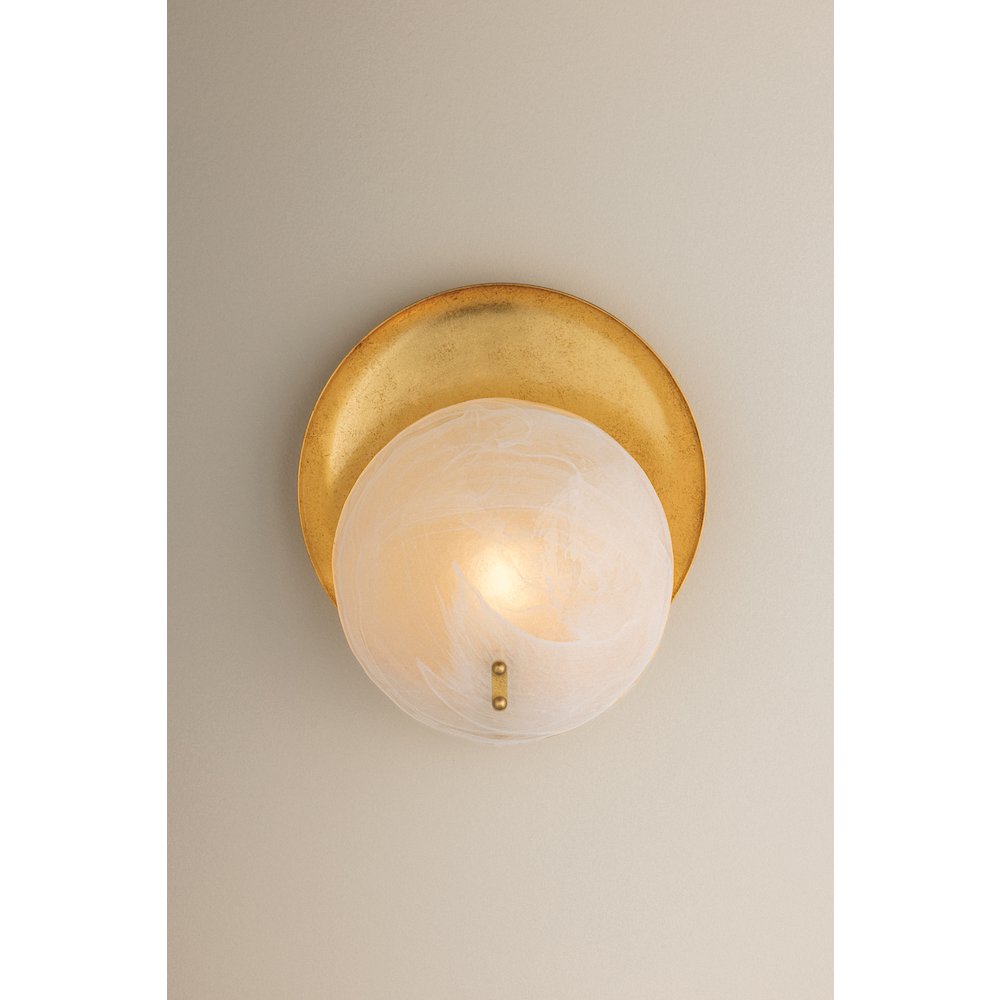 Shanette Wall Sconce, Vintage Gold Leaf. Picture 5