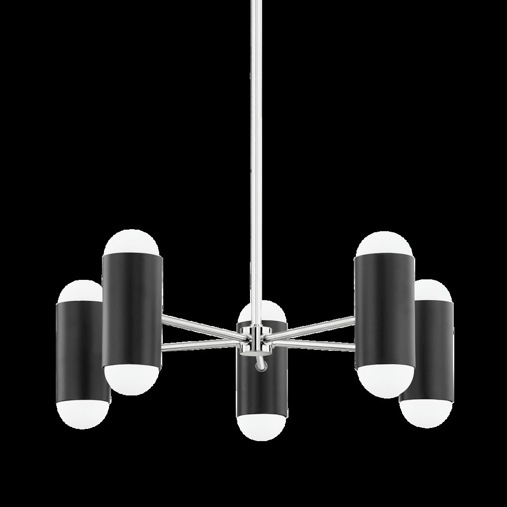 Kira Chandelier, Polished Nickel. Picture 1