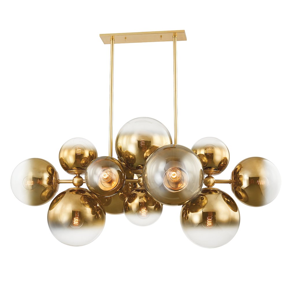 Kyoto Linear, Vintage Polished Brass. Picture 1