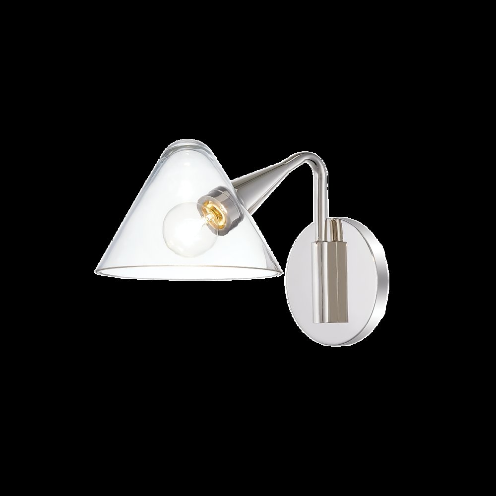 Isabella Wall Sconce, Polished Nickel. Picture 1