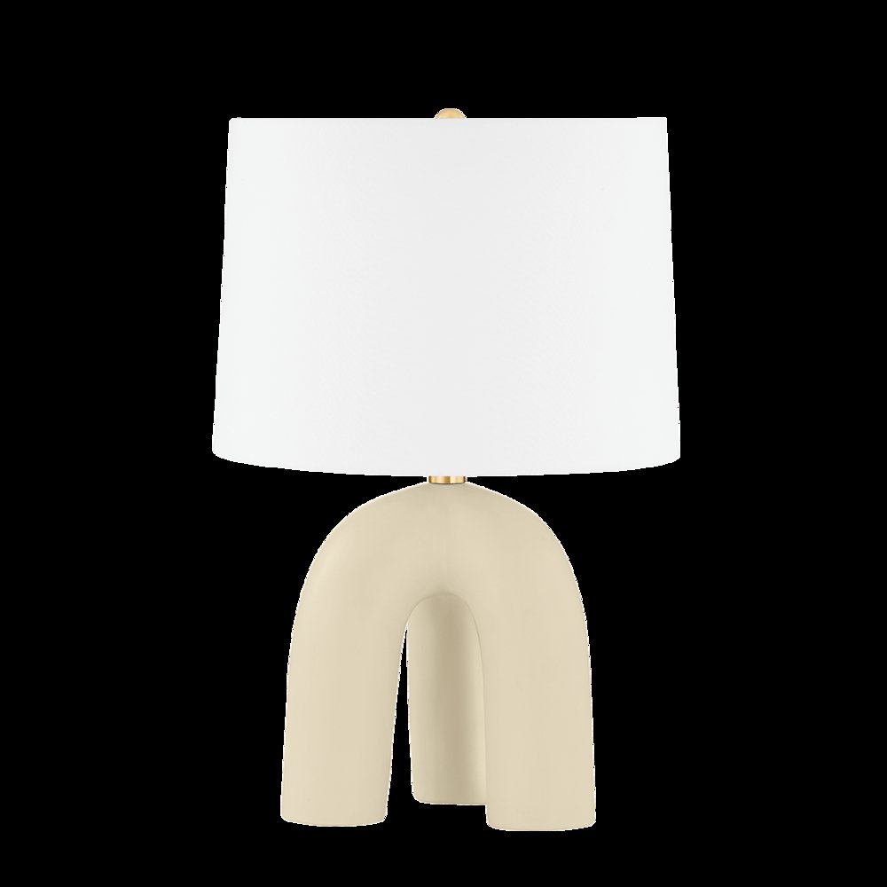 Mills Pond Table Lamp, Aged Brass. Picture 1