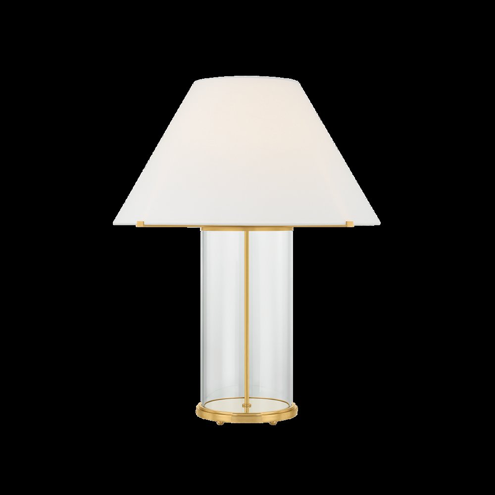 Inglewood Table Lamp, Aged Brass. Picture 1