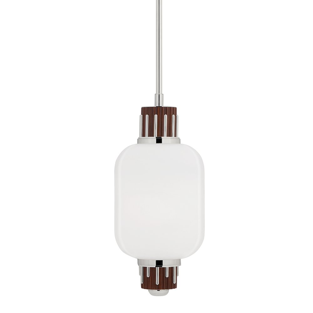 Peekskill Pendant, Polished Nickel. Picture 1