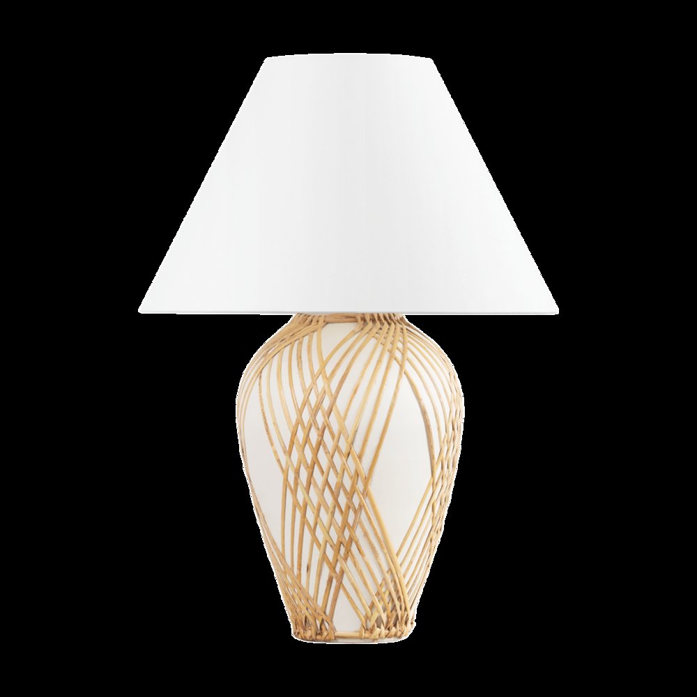 Bayonne Table Lamp, Vintage Gold Leaf. Picture 1