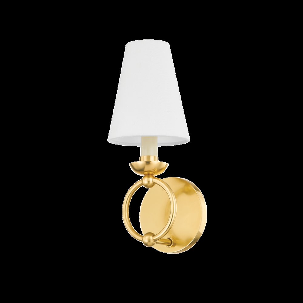Haverford Wall Sconce, Aged Brass. Picture 1