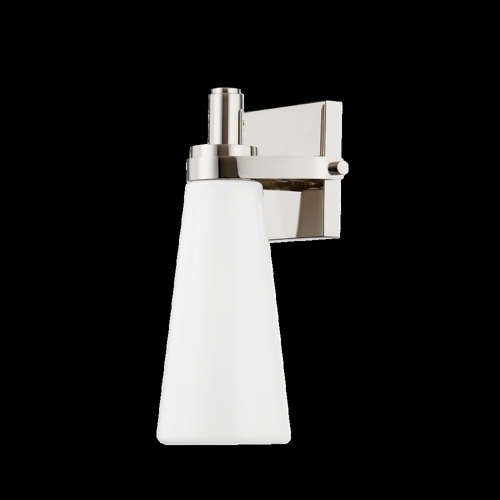 Trude Wall Sconce, Polished Nickel. Picture 1