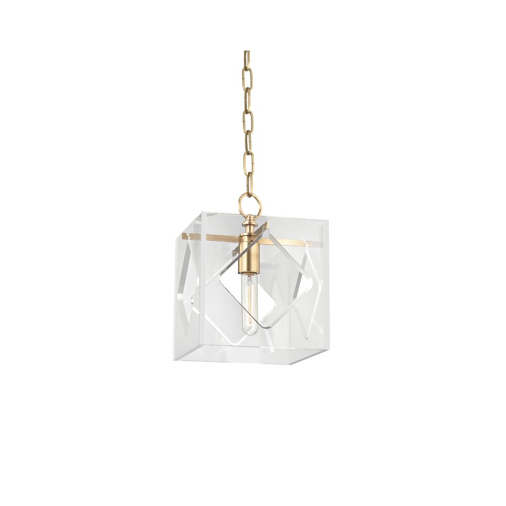 Travis Lantern, Aged Brass. Picture 1