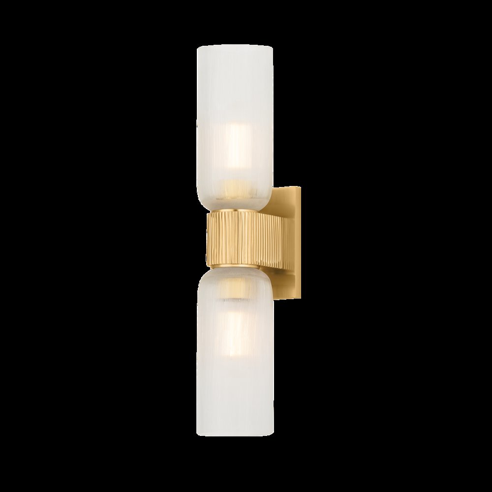 Irondale Wall Sconce, Aged Brass. Picture 1