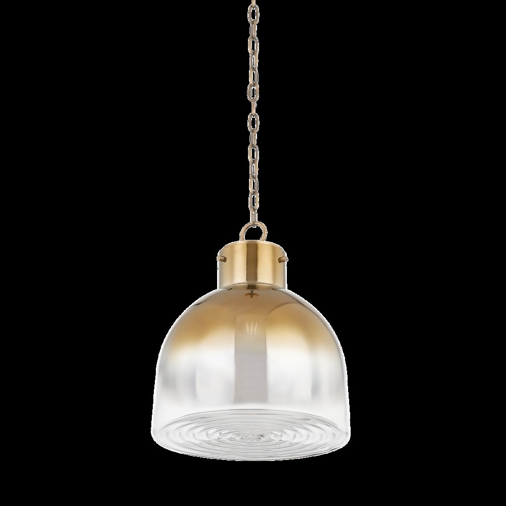 Beryl Pendant, Patina Brass. Picture 1