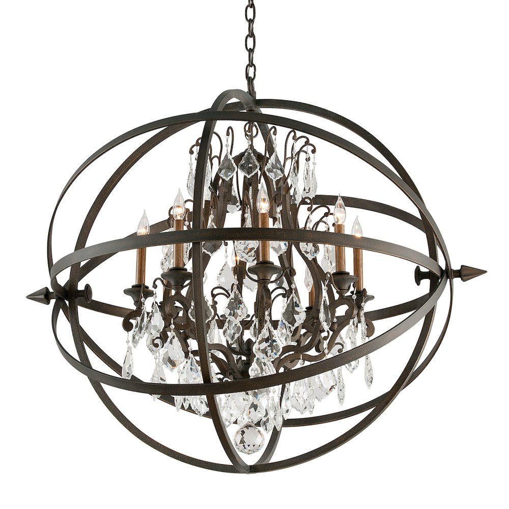 Byron Chandelier, Hand-Worked Iron. Picture 1