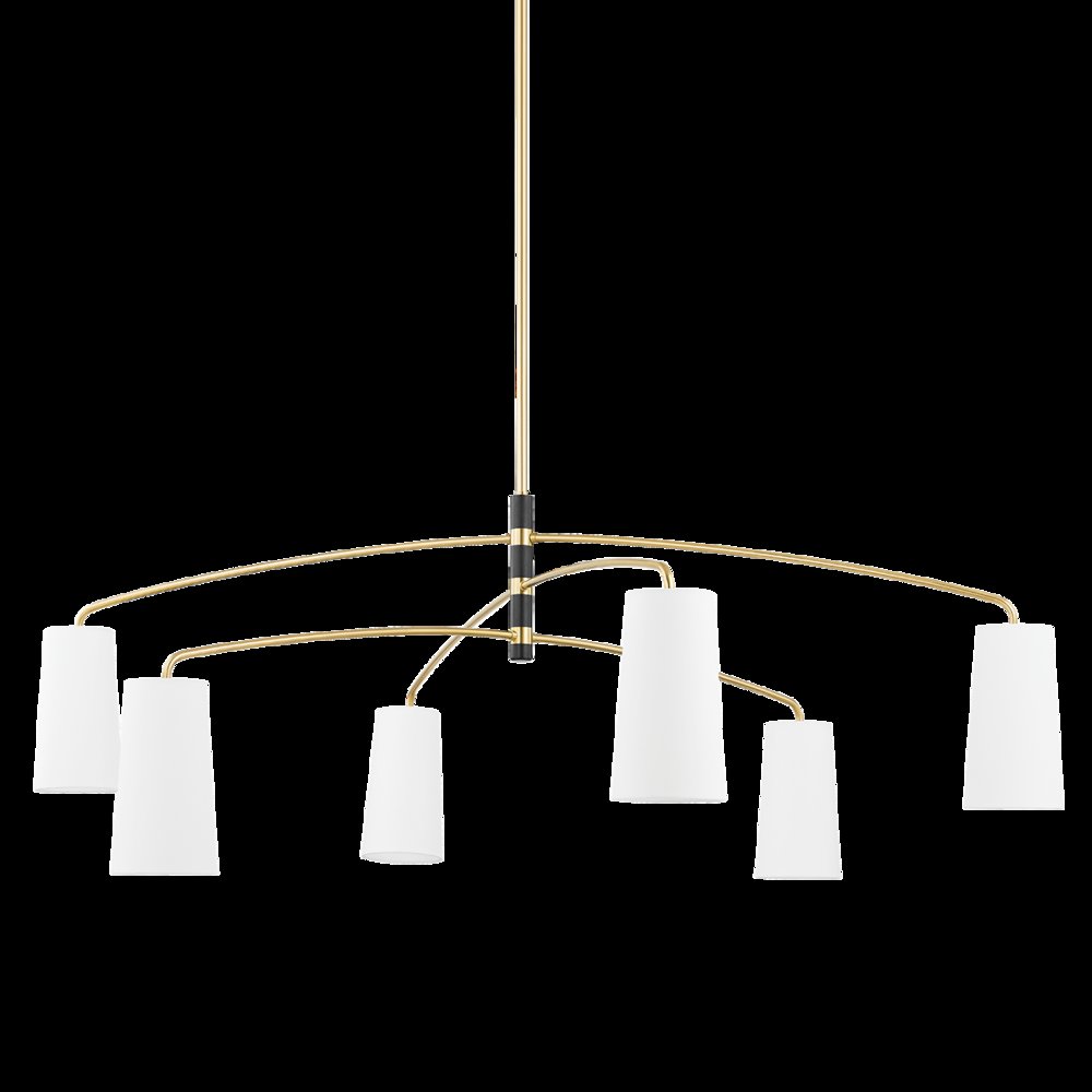 Evelyn Chandelier, Aged Brass. Picture 1