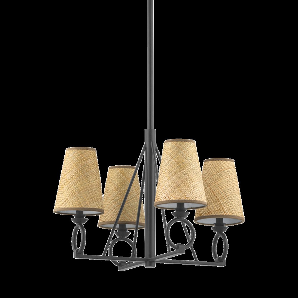 Pendelton Chandelier, Aged Iron. Picture 1