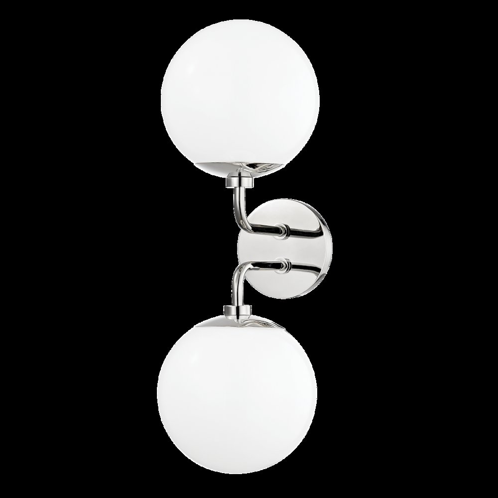 Stella Wall Sconce, Polished Nickel. Picture 1