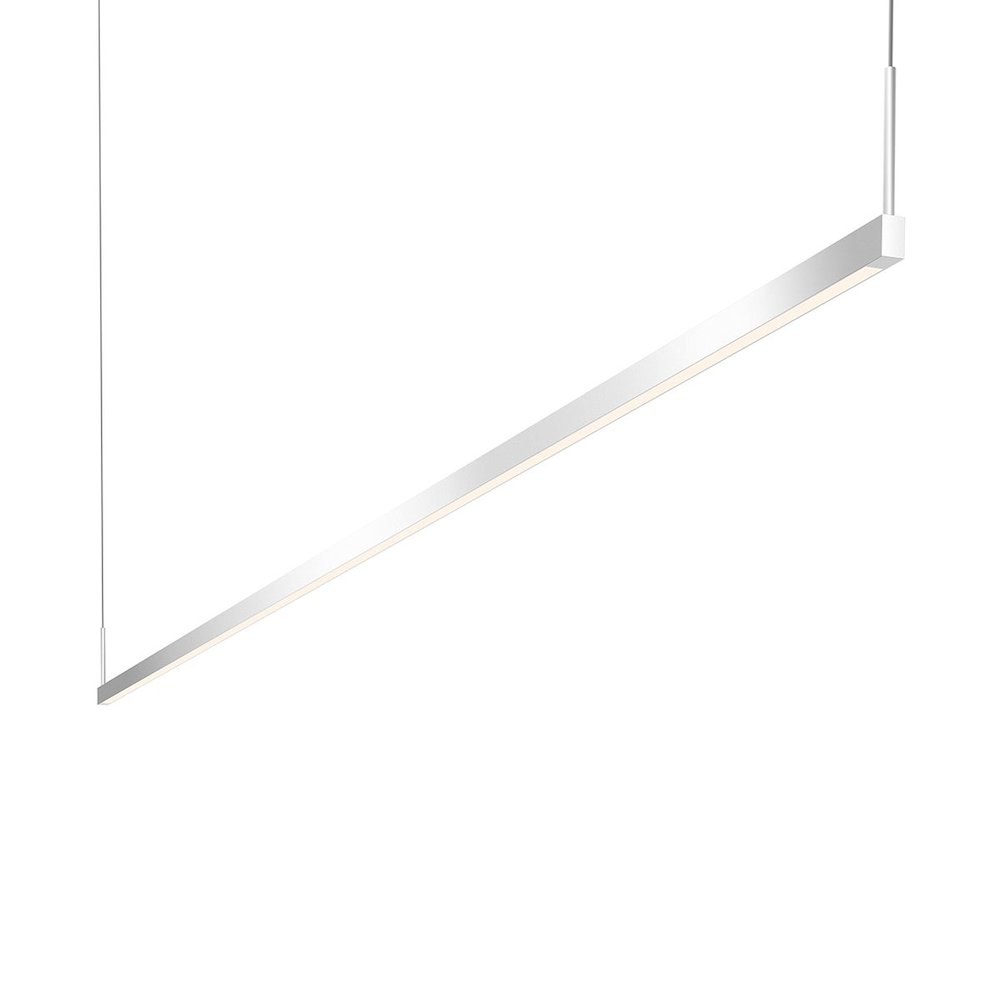 Thin-Line Pendant, Bright Satin Aluminum. Picture 1