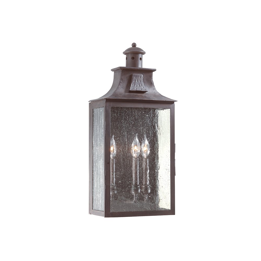 Newton Exterior Wall Sconce, Soft Off Black. Picture 1