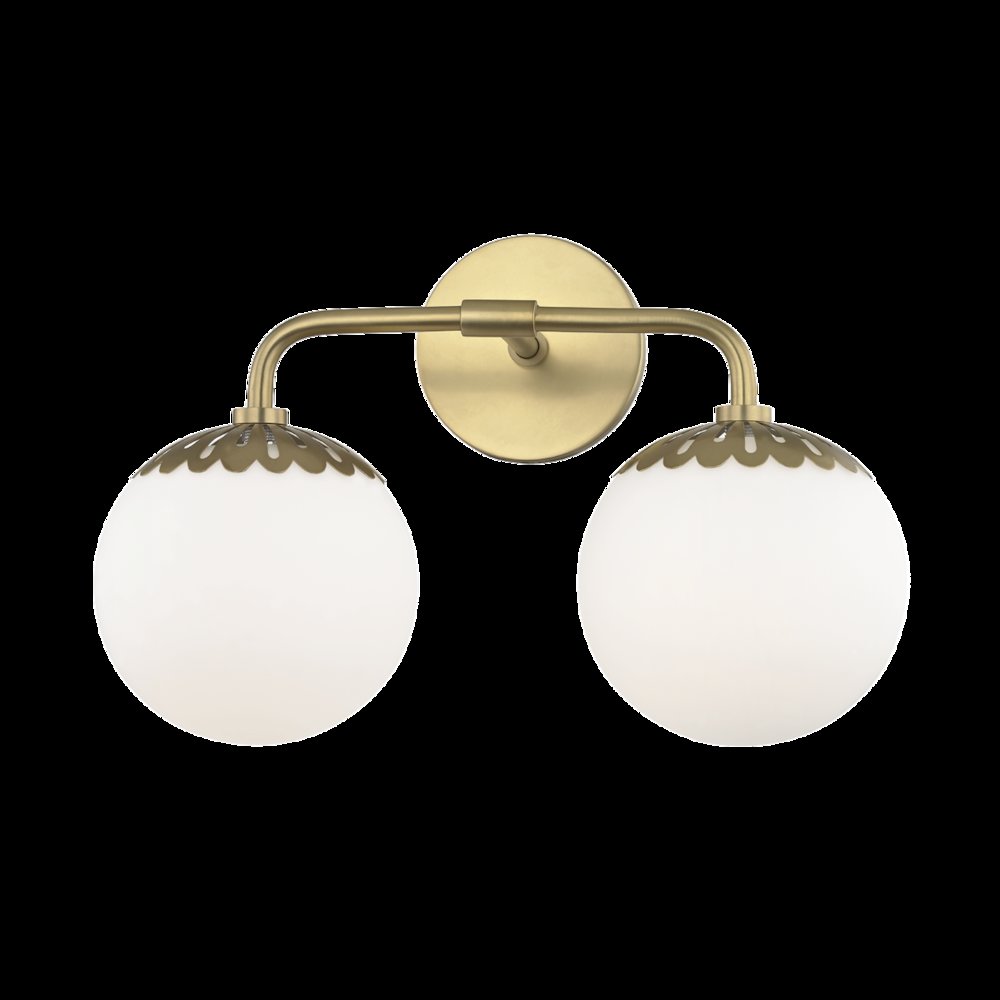 Paige Bath And Vanity, Aged Brass. Picture 1