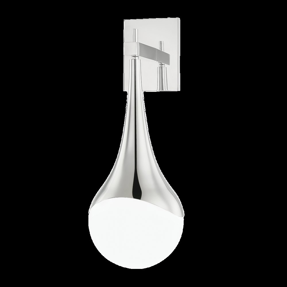 Ariana Wall Sconce, Polished Nickel. Picture 1
