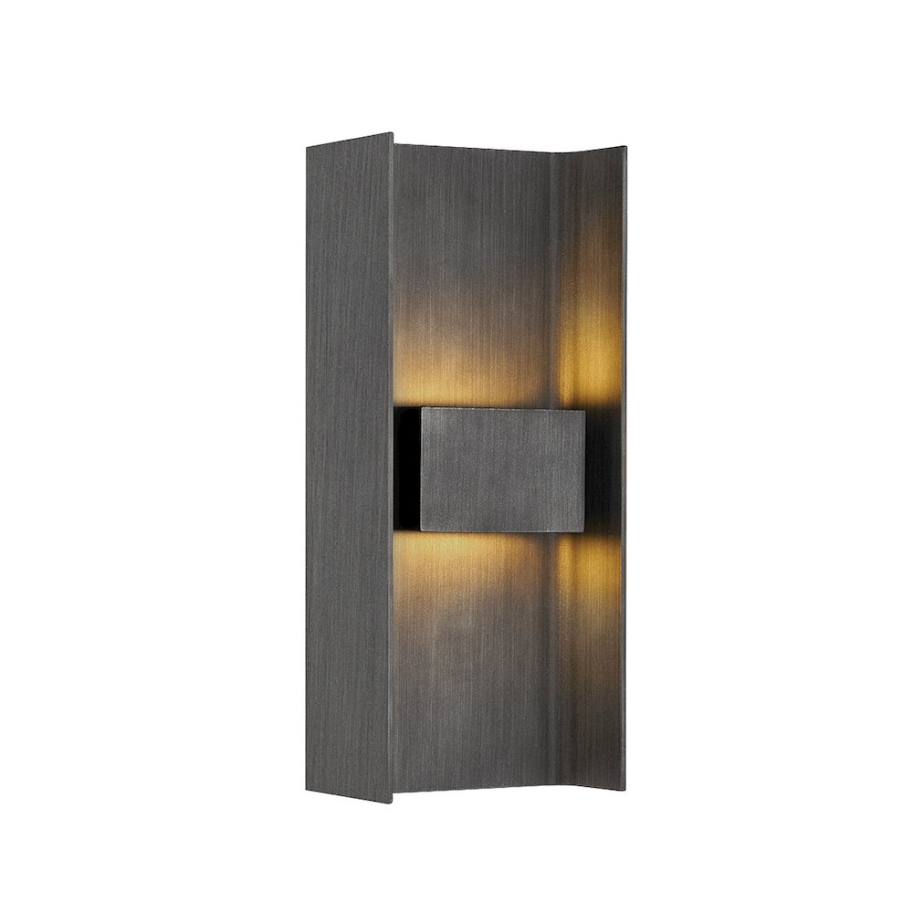 Scotsman Exterior Wall Sconce, Graphite. Picture 1