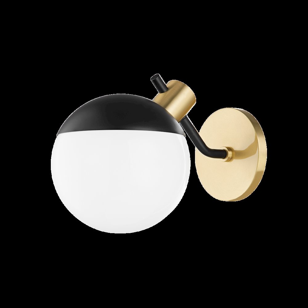 Miranda Wall Sconce, Aged Brass. Picture 1