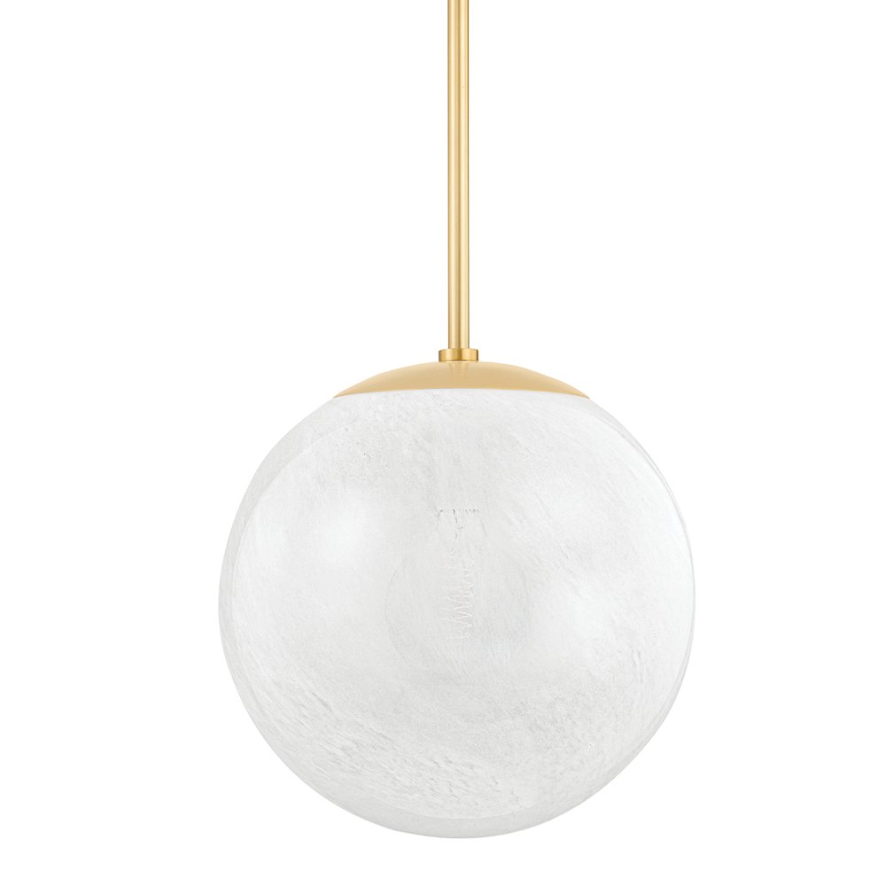 Burlington Pendant, Aged Brass. Picture 1