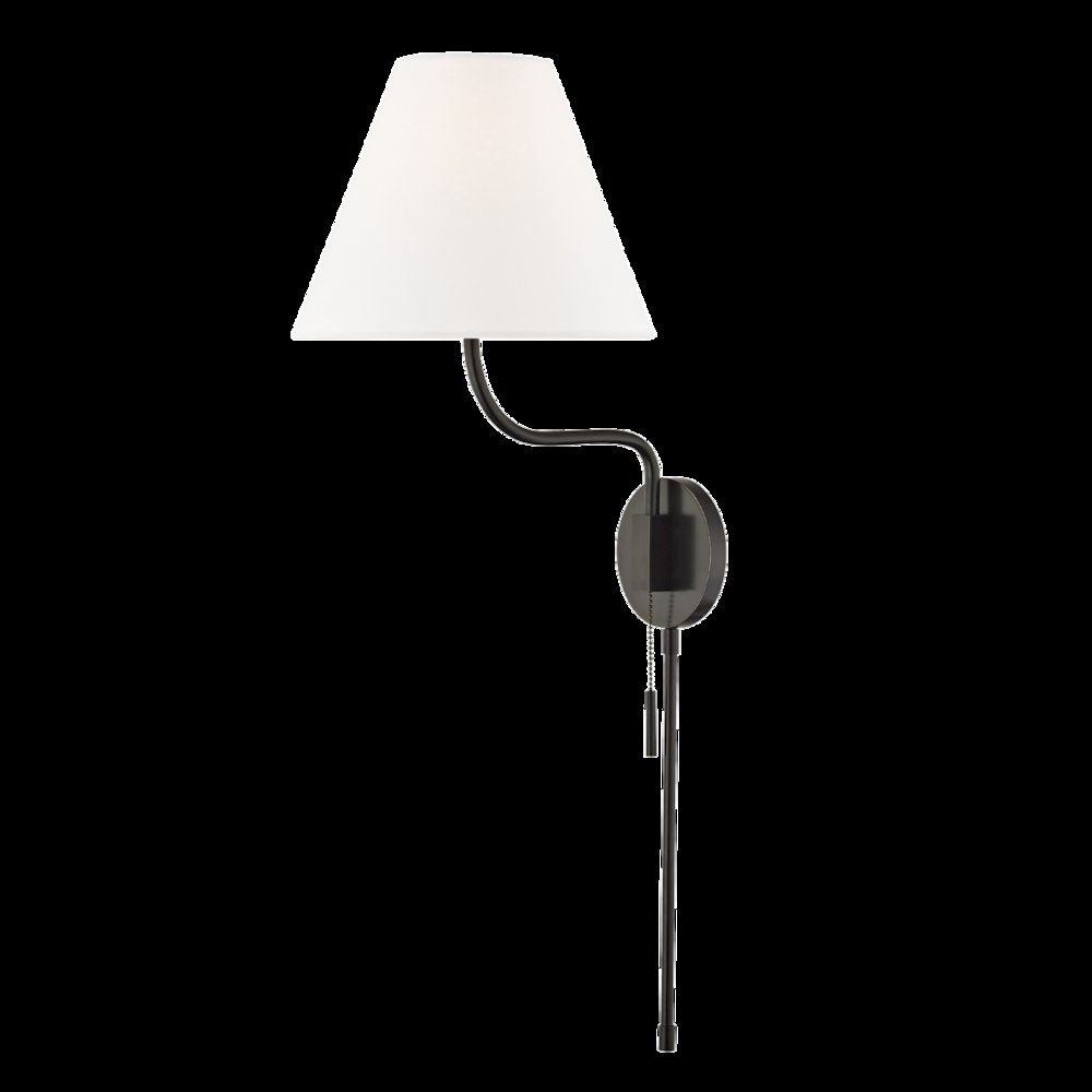 Patti Plug-In Sconce, Old Bronze. Picture 1