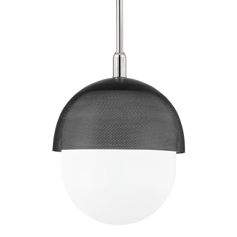 Nyack Pendant, Polished Nickel. Picture 1