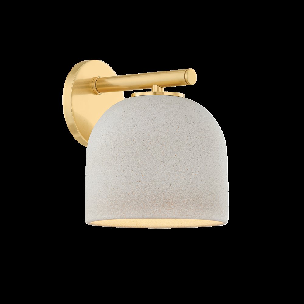 Cara Wall Sconce, Aged Brass. Picture 1